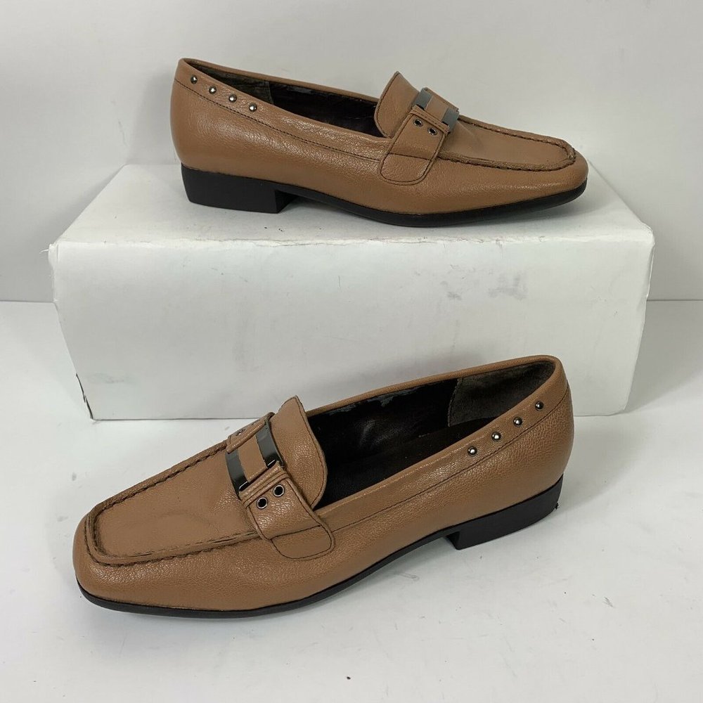 Cloudwalkers Leather Loafers Shoes Wm Sz 9W DEFECT